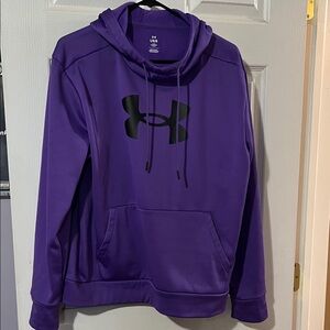 Under Armour Purple Hoodie with Black Accents